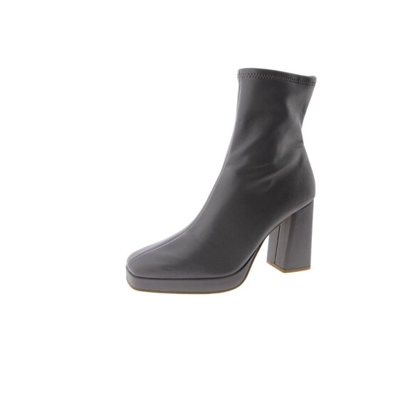 Steve Madden Desiree Gray Platform Ankle Boots Women's Size 9.5 New in Box - Picture 6 of 7